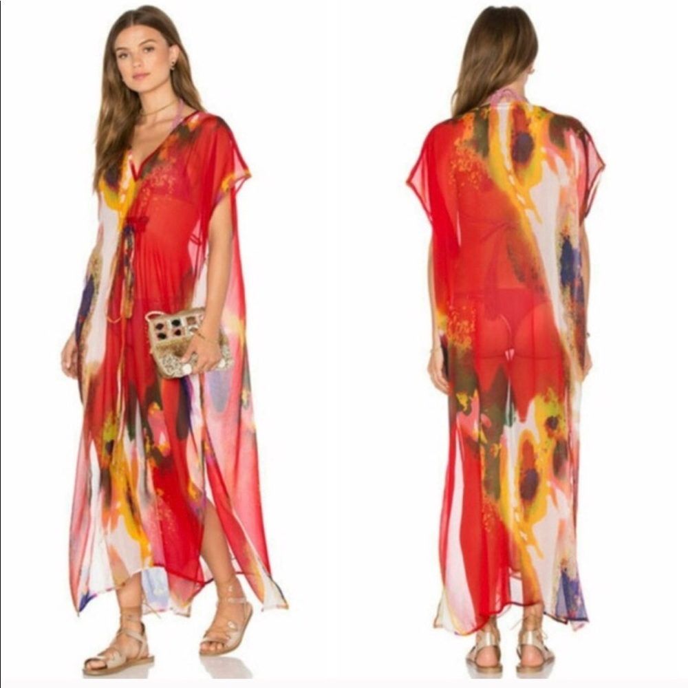 Michael Stars Pastel Garden Caftan